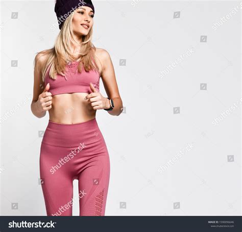 Beautiful Sexy Blonde Woman Perfect Athletic 스톡 사진 1590096646 Shutterstock