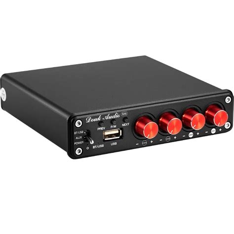 24F 4 Channel Digital Power Amplifier Bluetooth 5 0 U Disk Music