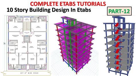 Etabs Tutorials Storey Building Design In Etabs V