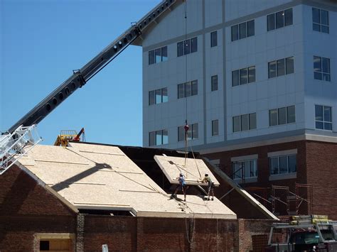 Frederick Visitor Center: West roof plane receives SIP panels