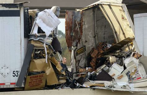 Katy Freeway Still Backed Up After Fatal Wreck Hazmat Spill Houston Chronicle