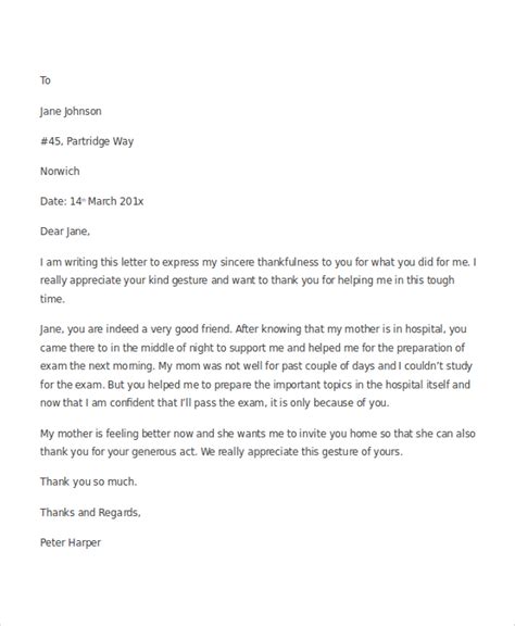 sample   letters  appreciation  ms word