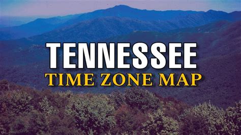Exploring The Tennessee Time Zone Map A Detailed Guide To Central And