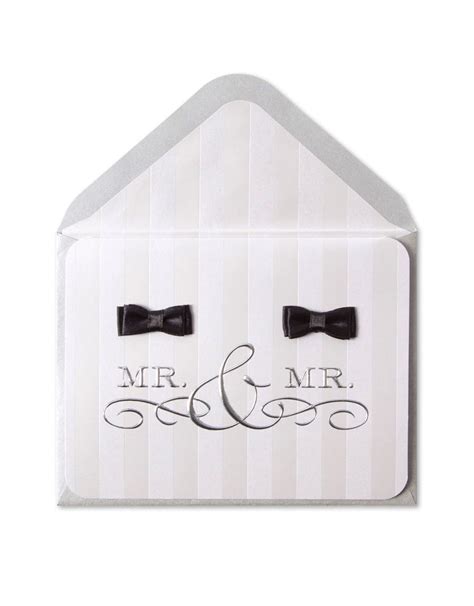 Papyrus Same Sex Wedding Card Mr And Mr Groom Bow Ties Digs N Gifts
