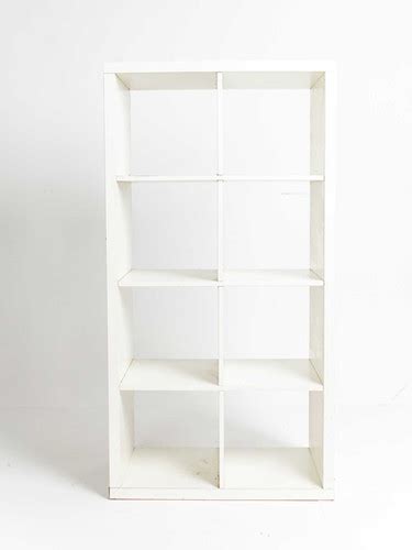 White Half Bookshelf Amazing Event Rental