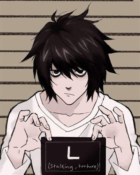 L Lawliet Death Note Image By Softp3ach 4102857 Zerochan Anime