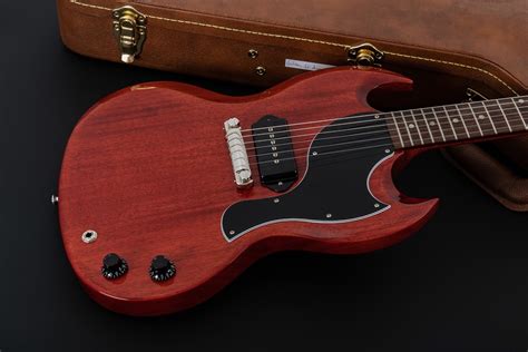 2019 Gibson Sg Junior Vintage Cherry Bigfoot Guitars