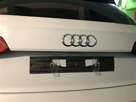 Крепление номерного знака — Audi A3 (8V), 1,4 л, 2013 года | стайлинг ...