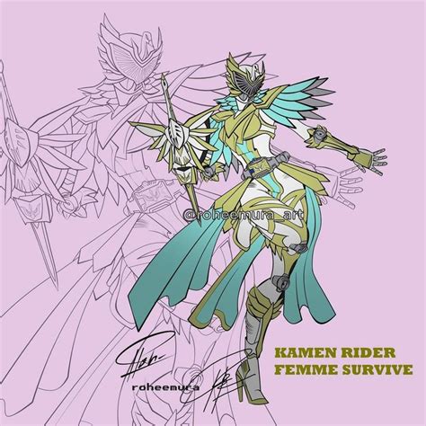 Roheemura Art Roheemuraart Posted On Instagram Kamen Rider Femme