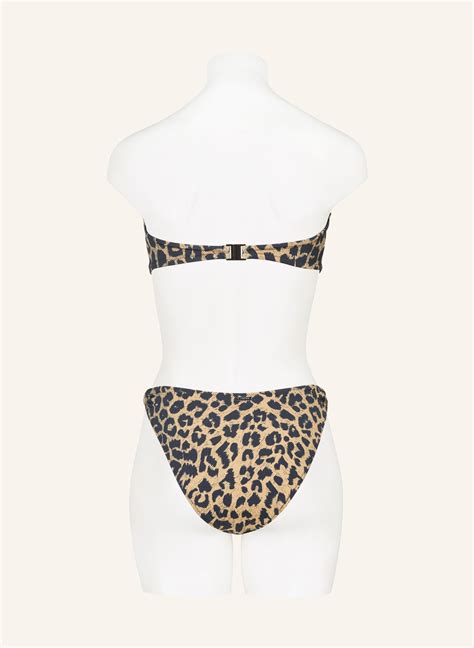 Allsaints Bandeau Bikini Top Emma In Schwarz Hellbraun