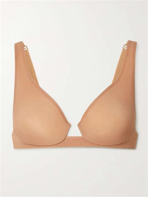 Naked Plunge Bra Honey Skims Pour Femme Net A Porter