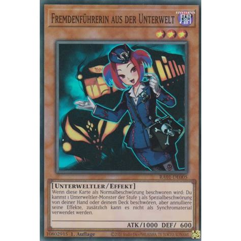 Fremdenführerin aus der Unterwelt V 4 Platinum Secret Rare RA01 DE005