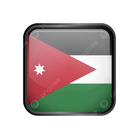 Jordan Flag Vector Jordan Flag Jordan Flag Png And Vector With