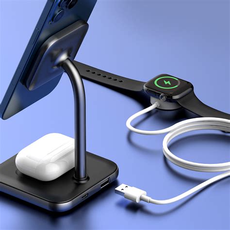 Magsafe Wireless Charging Stand - Excitrus 3-in-1 Charging Stand ...