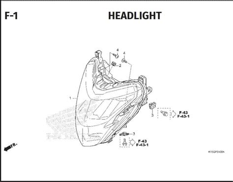 Lampu Depan Set Honda Cb R Streetfire K P