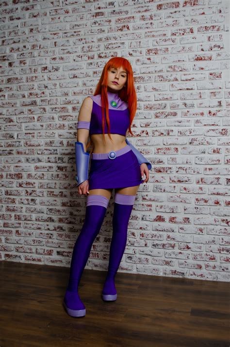 Teen Titans Cosplay: Starfire Costume Starfire Cartoon | Etsy Australia