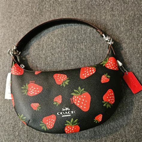 Coach Strawberry Print Bag New Strap With 8 14 Depop