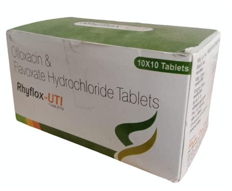 Oploxacin Flavoxate Hydrochloride Tablet 100 Mg At Rs 1420 Box In New