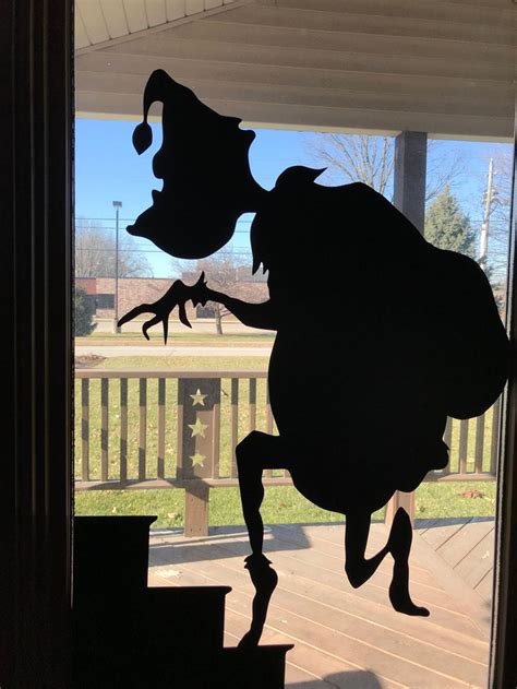 The Grinch Silhouette, Decorate your window for christmas, How the ...