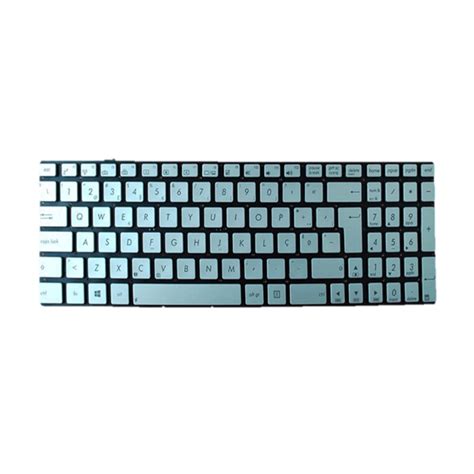 Teclado Retroiluminado Russo De Cor Branca Para Asus N N V N N Vz