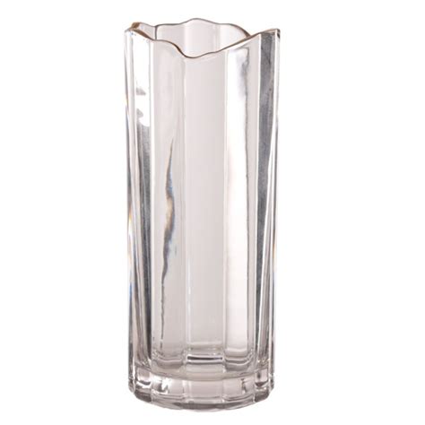 Ваза для цветов, 25 см, стекло, с золотистым кантом, Berg - купить вазу ...