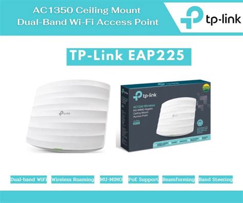 Tp Link Eap Ac Ceiling Mount Dual Band Wi Fi Access Point