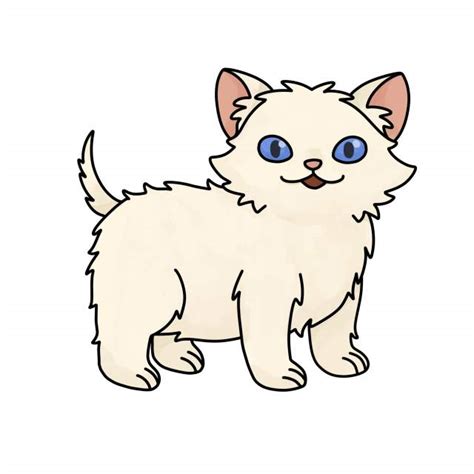 how to draw a small cat