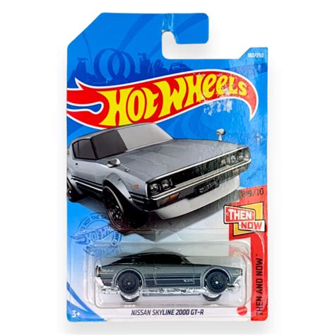 Miniatura Carro Hot Wheels Nissan Skyline Gt R Cinza Then And Now Shopee Brasil