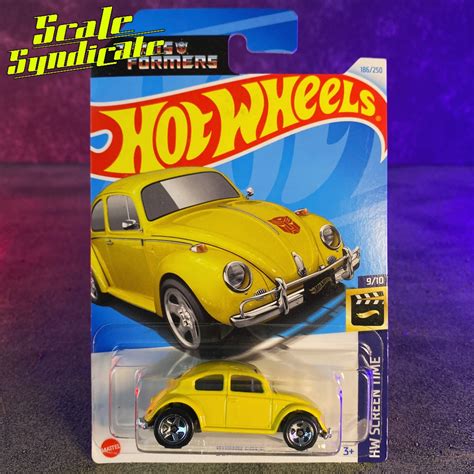 Jual HOT WHEELS Transformers Bumblebee VW Volkswagen Beetle Kuning HW Screen Time Kawa Bug A