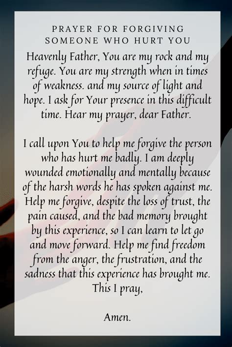 12 Consecrated Prayers For Forgiveness Prayrs