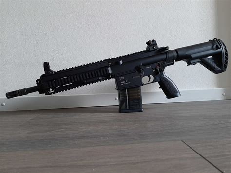 Umarex H&K 417 D AEG Black mosfet af fabriek - Airsoft Bazaar