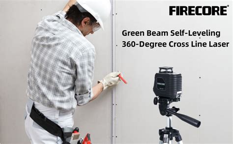 Firecore G30 Niveau laser vert avec trépied, niveau laser 360 ...
