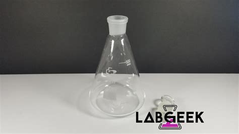 500mL Conical Erlenmeyer Flask W Stopper LabGeek