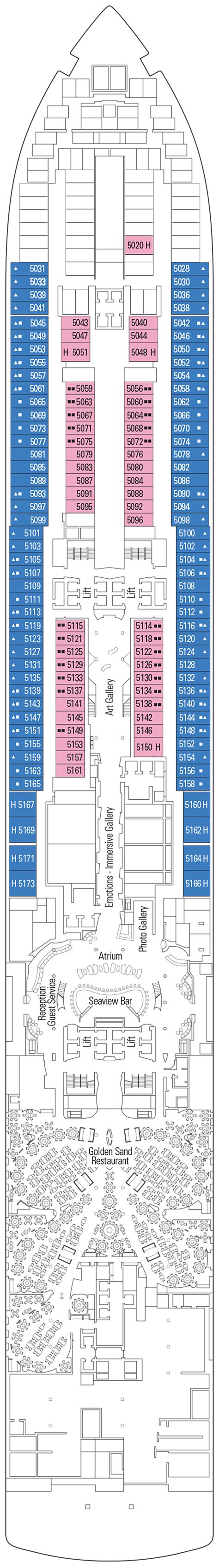 MSC Seaview Plano Del Barco Planet Cruise ES