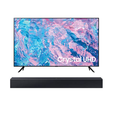 Samsung 65-inch UHD Smart TV + Soundbar - 65CU7000 - HiFi Corporation