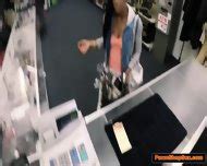 Black Babe Gets A Taste Of The Pawnshop Owners Big Pink Cock