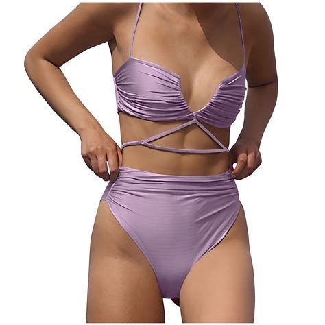 Ersazi Maternity Bathing Suit New Swimsuit Printed Bikini Swimsuit On Clearance Pink S Walmart