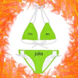 I M So Julia Bikini Set Brat Summer Charli Xcx Julia Fox Lorde