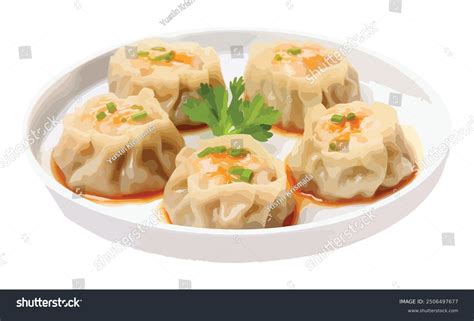 icon logo sign symbol art dumpling stock vector royalty
