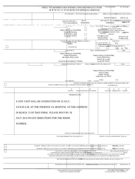 Section I Sf 1449 Solicitationcontractorder For Doc Template