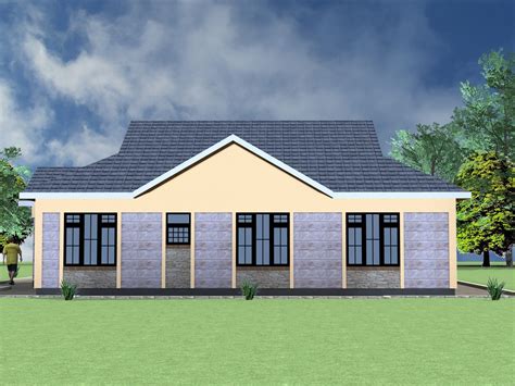4 Bedroom Bungalow Architectural Design Hpd Consult