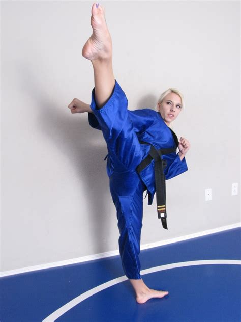 Karate Woman Kick