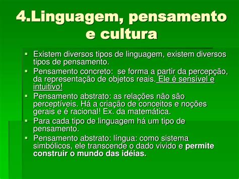 Como A Cultura Influencia A Linguagem E O Pensamento Humano