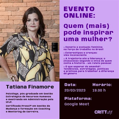 Critt promove palestra gratuita em comemoração ao mês da mulher Critt