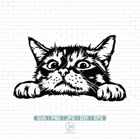 Cute Cat Svg File Peeking Cat Svg Cat Svg Cat Clipart Hong Kong