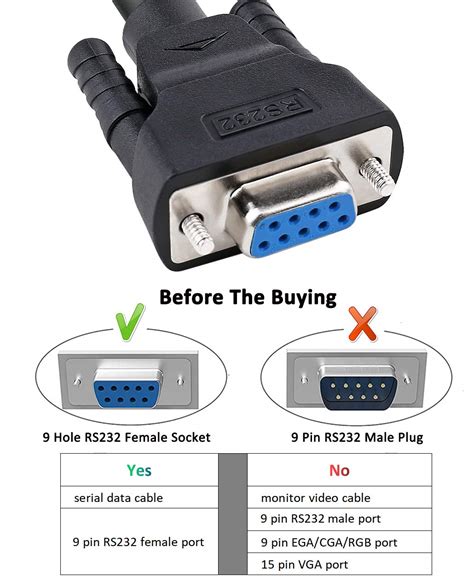 Buy DTECH DB9 RS232 Serial Cable Female To Female Null Modem Cord Full