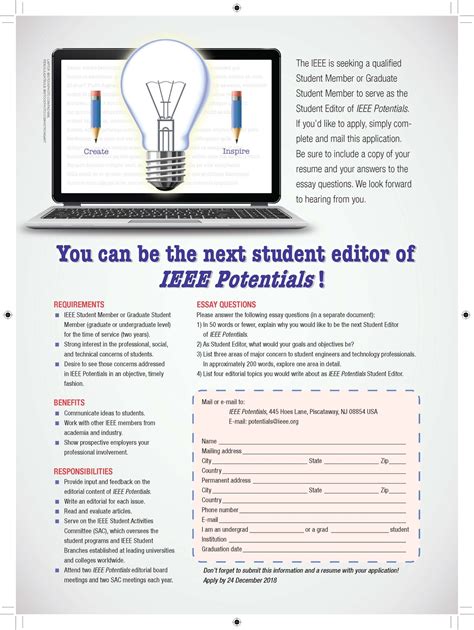 Ieee Potentials Call For Papers 5