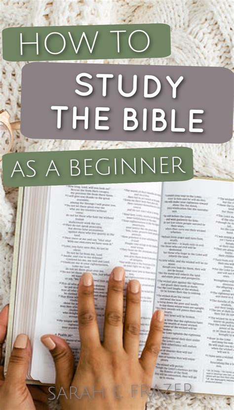 How To Read The Bible For Beginners Sarah E Frazer Easy Bible