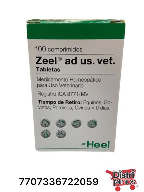 Zeel Compositum AD US VET X 100 Tabletas Distriplinios