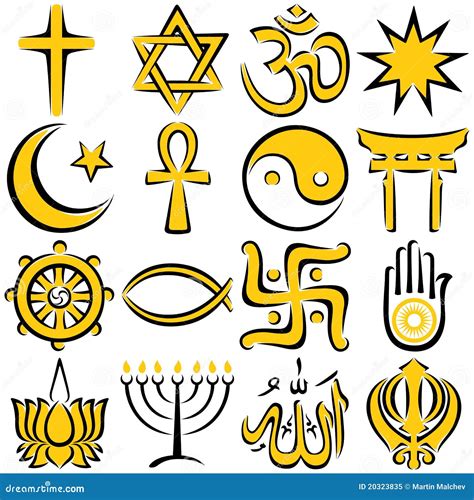 Religious Symbols Stock Vector Illustration Of Ayyavazhi 20323835